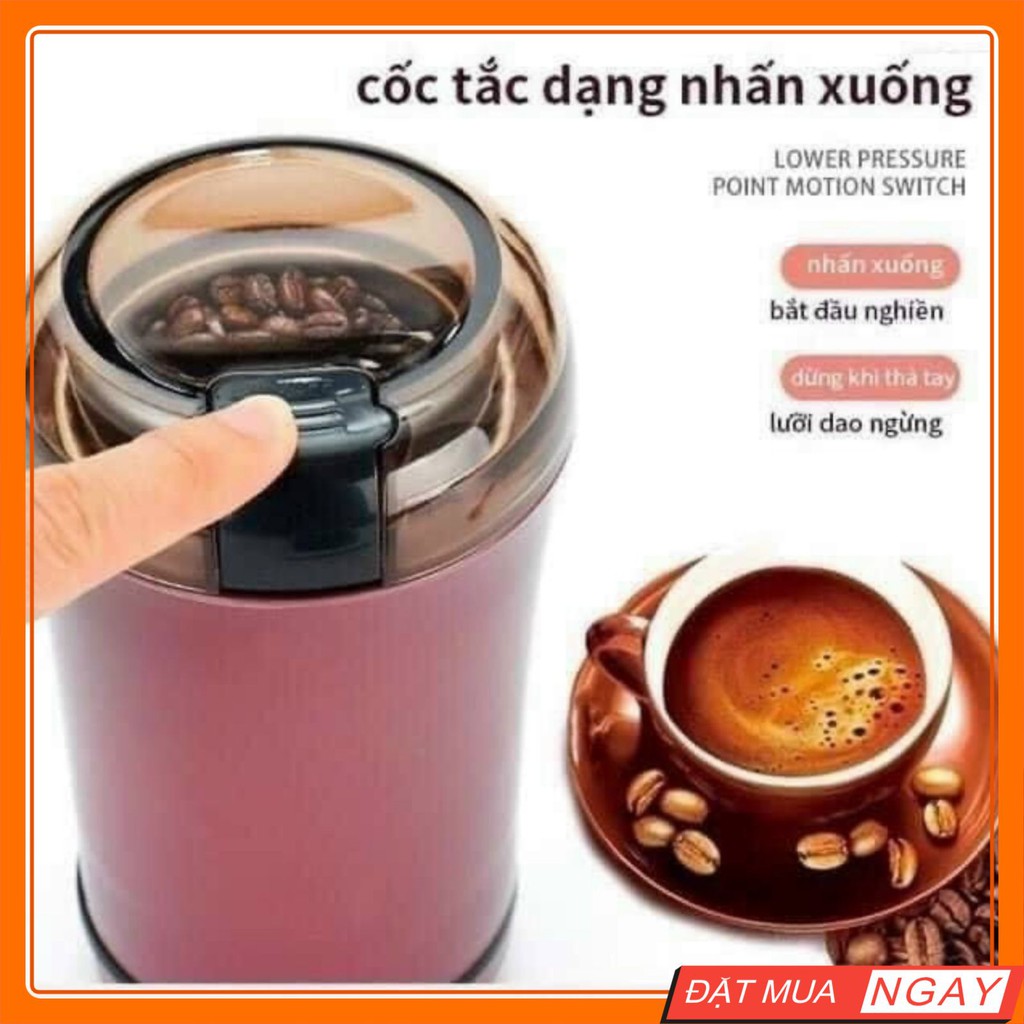 Máy Xay Mini Cầm Tay Xay Các Loại Hạt Khô, Ngũ Cốc, Đậu Nành,... Đa Năng Siêu Tốc