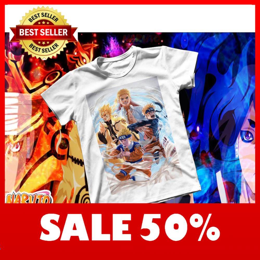 Áo thun Cotton Unisex - Anime - Naruto - Naruto Shippuden art