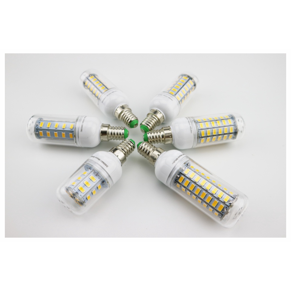 Bóng Đèn LED Bắp Ngô E27 E14 24 36 48 56 69 72LEDs SMD5730 220V
