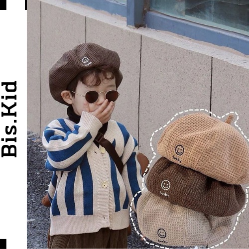 Mũ beret kiểu bí ngô cho bé phong cách thời trang Anh Quốc cho bé, mũ cho bé 1-5 tuổi vòm 48-52cm