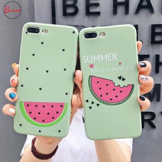 Ốp lưng hoạ tiết trái cây dành cho điện thoại iphone 6 6s Plus 7 8 Plus X XS XR MAX
