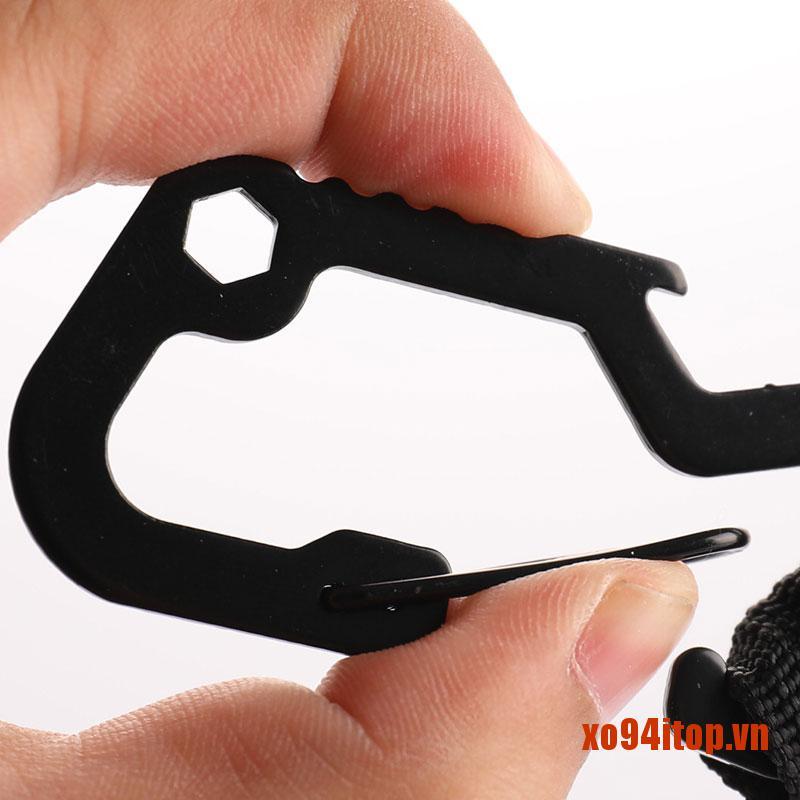 Xotop Móc Khóa Có Thể Thu Gọn Bằng Kim Loại Với Dây Thép Đa Năng