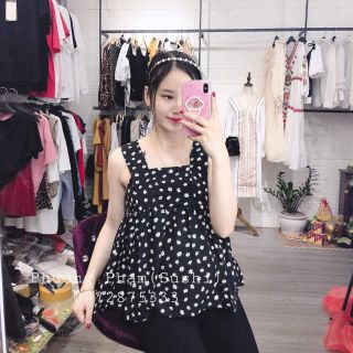 Áo dây babydoll hoa nhí
