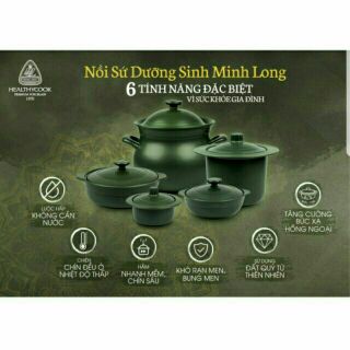Nồi sứ dưỡng sinh Minh Long 1lit
