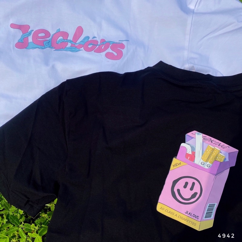 Áo phông rộng, áo phông Smoking dáng ngắn Jealous Product 4942 #6