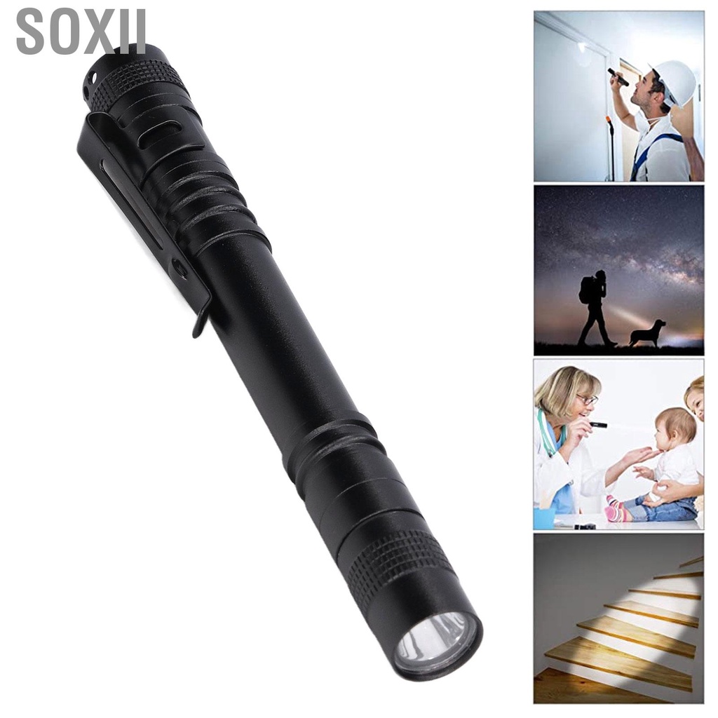 Soxii Super Mini LED Flashlight High Lm Handheld Pen Light For Emergency Flashlights