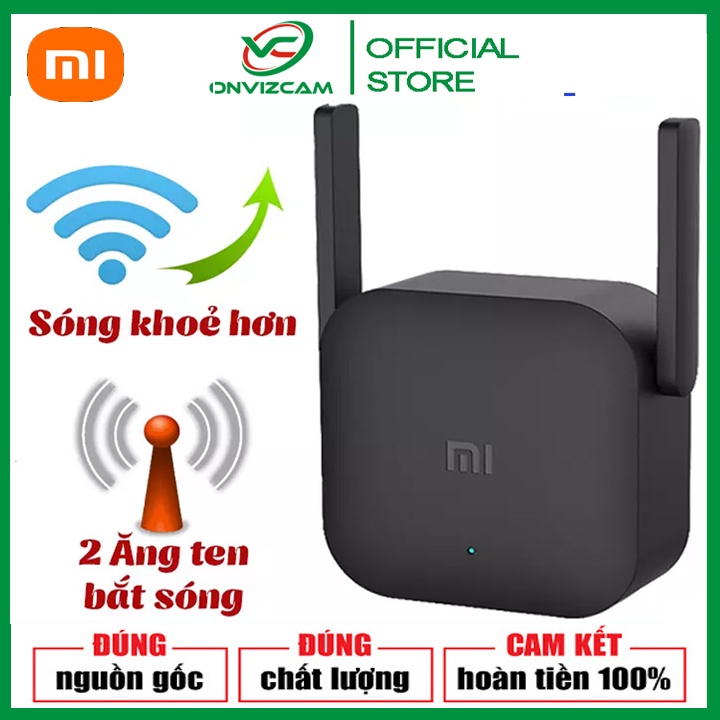 Chuyển tiếp sóng Xiaomi Pro/ Bộ Kích Sóng Wifi Mercury Repeater MW310RE 3 Anten Cực Mạnh