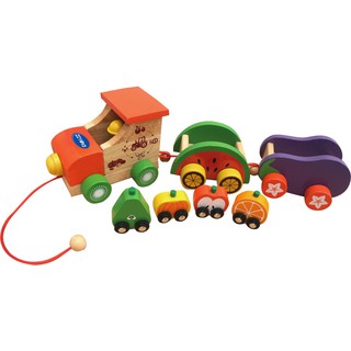 Xe đồ chơi cho bé Wnwintoys | Mô hình xe chở trái cây hoa quả bằng gỗ Việt Nam