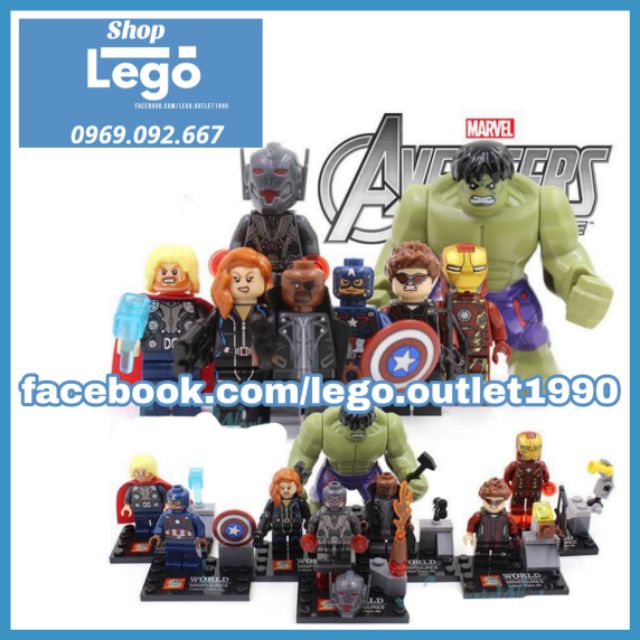 Xếp hình Avengers : Age of Ultron Siêu anh hùng Marvel Lego Minifigures Sy271