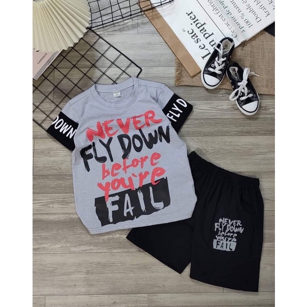 Đồ bộ bé trai tay ngắn size đại 20-35kg