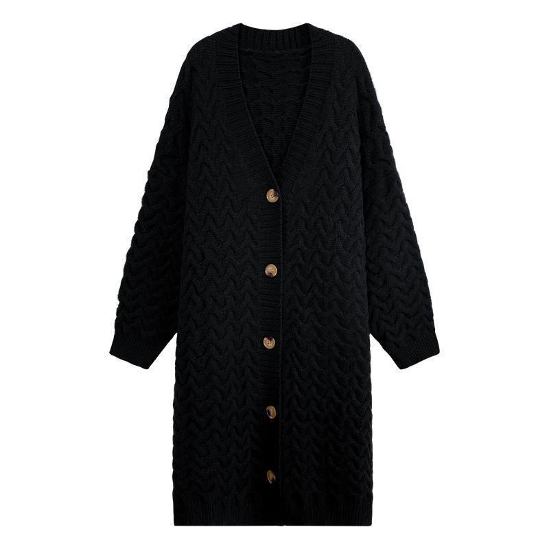 Áo Cardigan Len Vặn Thừng Dáng Dài Item Hot Mùa Đông