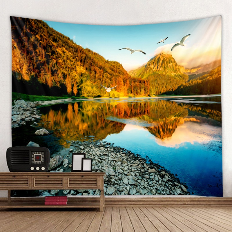 Tranh Vải Treo Tường Trang Trí 3m*2m