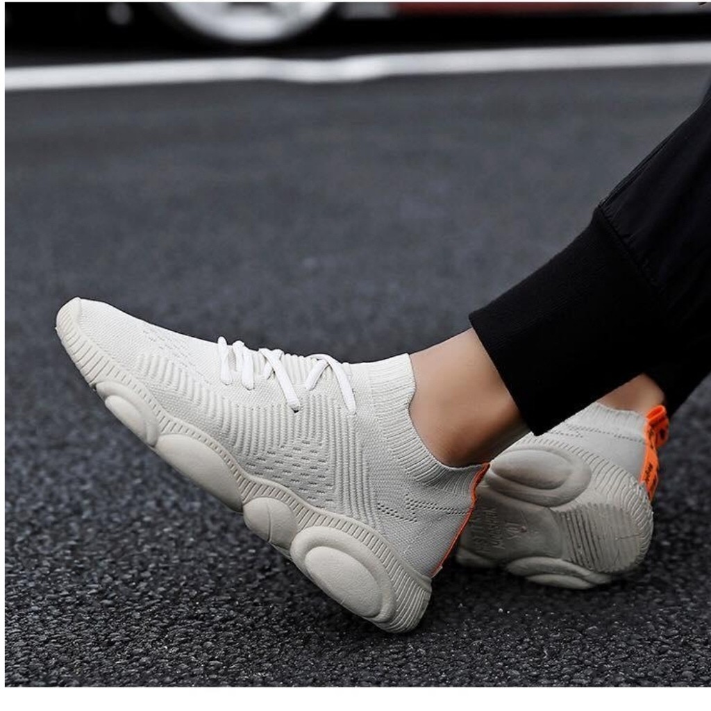 Giày Thể Thao Nam Giày Nam Thể Thao Hàn Quốc G05 👑 Đế Hoa Văn Gấu Cực Cute, Tăng Chiều Cao