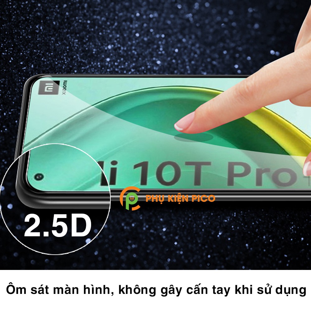 Kính cường lực Mi 10T Pro full màn hình chính hãng Gor dùng chung với mọi loại ốp lưng - Dán màn hình Xiaomi Mi 10T Pro