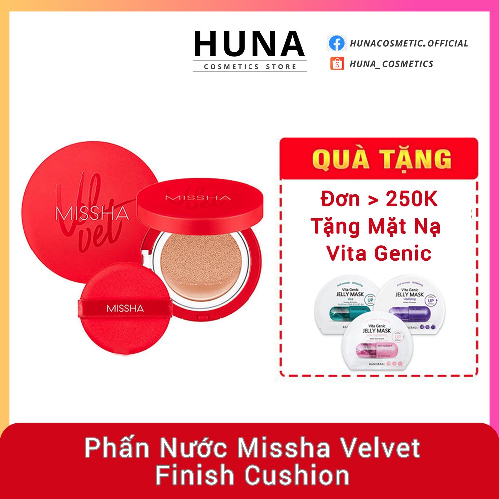 [AUTH] PHẤN NƯỚC MISSHA VELVET FINISH CUSHION