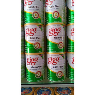 Sữa Bột Gigo Gain Plus Hộp 900g (Giải pháp tăng cân, thích hợp cho người gầy, biếng ăn)