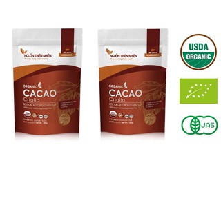 02 GÓI CACAO CRIOLLO HỮU CƠ NGUYÊN CHẤT