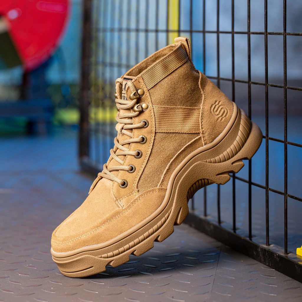 Giày Bảo Hộ Safety Leader Chính Hãng Chống Đinh, Chống Dập Ngón và Chống Trơn Trượt chính hãng, da bò lộn