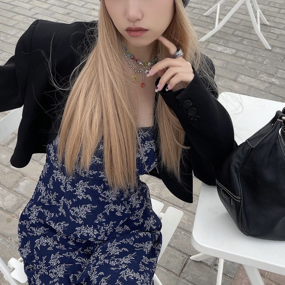 Set 3 vòng cổ thép titan Y2K thời trang dành cho nữ