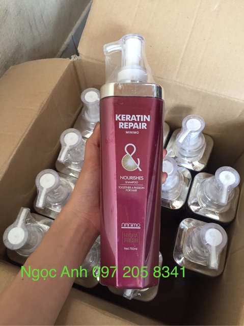 Dầu gội keratin repair minimo