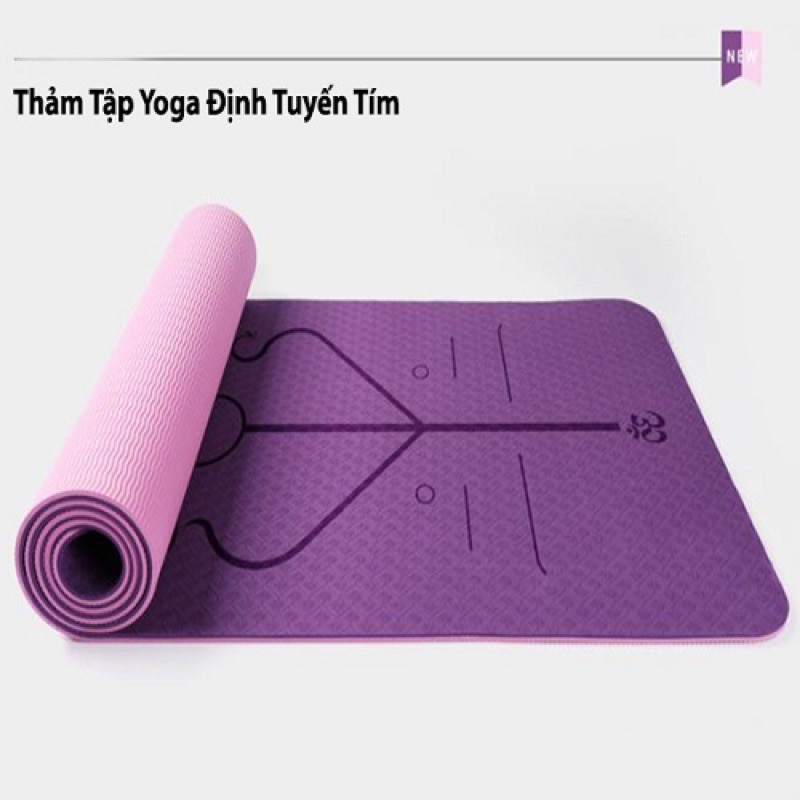 Thảm Yoga Định Tuyến ZeraMat cao cấp -tặng Kèm Túi - LYLYSPORTS