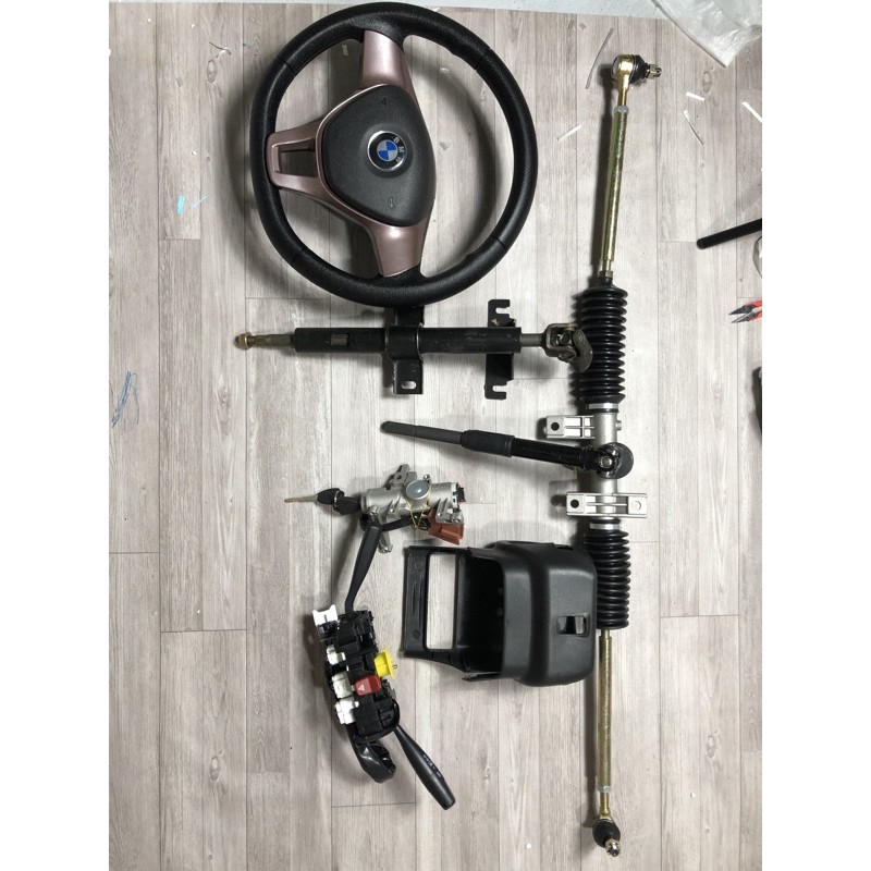 Bộ vô lăng thước lái ch ế x e 2-3-4 bánh