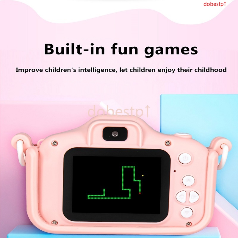 Camera đồ chơi ống kính kép có chụp selfie làm quà sinh nhật cho trẻ em