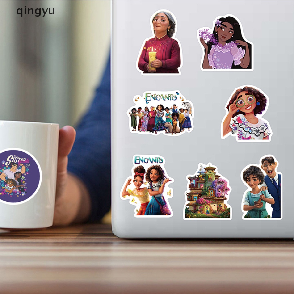 Bộ 50 Miếng Dán Họa Tiết Hoạt Hình Graffiti Bằng PVC Trang Trí Xe Hơi / Guitar / Laptop