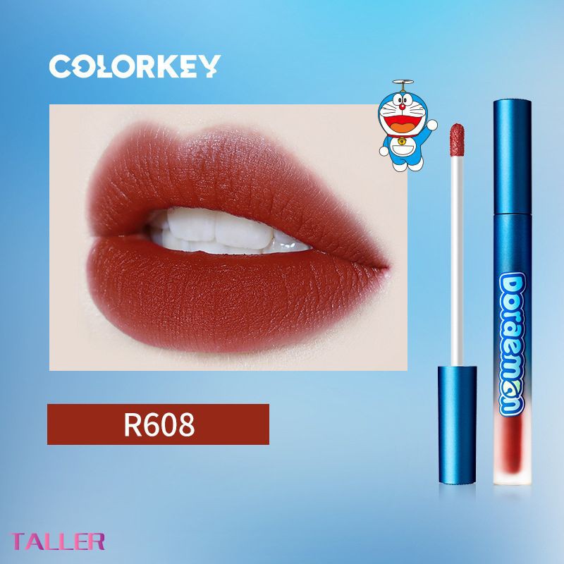 (Hàng Mới Về) Son Kem Lì Colorkey X Doraemon Tông Nhung Lì Chống Nước Lâu Trôi | BigBuy360 - bigbuy360.vn
