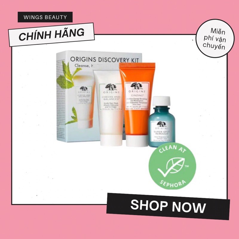 ORIGINS - Bộ dưỡng da Discovery Kit