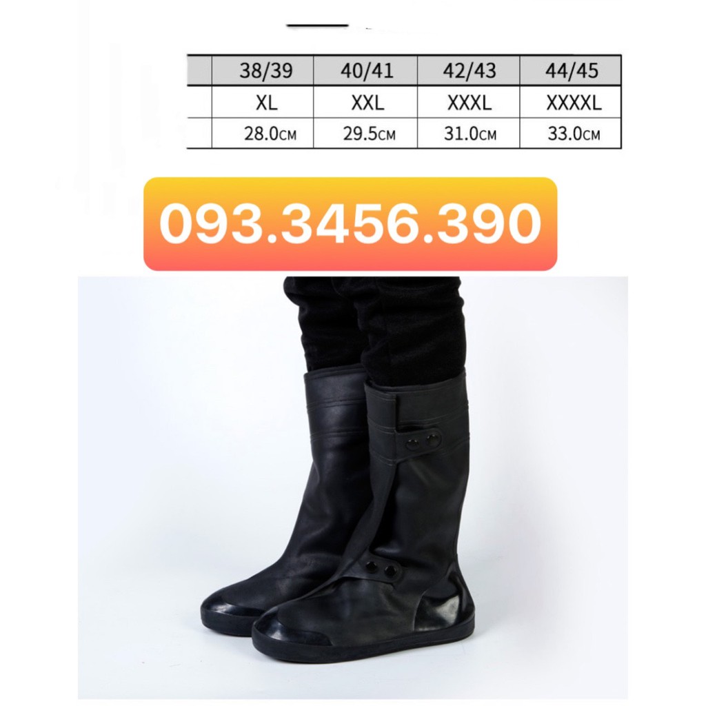 Giày Cao Su Chống Thấm Nước - Chống Trượt Đi Mưa