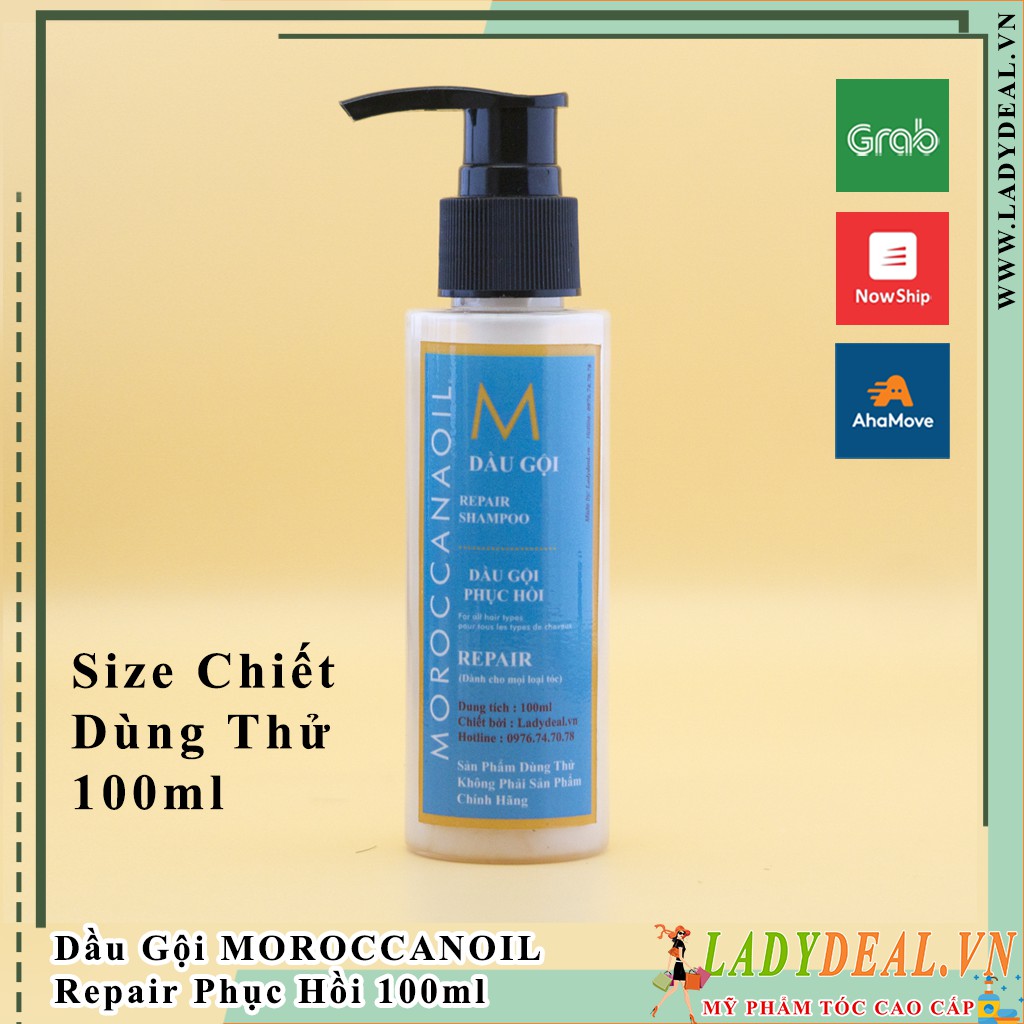 DẦU GỘI XẢ PHỤC HỒI ĐỘ ẨM MOROCCANOIL REPAIR [ 100ml - 250ml ] - CHÍNH HÃNG - NHIỀU PHÂN LOẠI