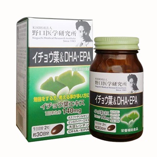 Viên uống bổ não DHA EPA Ginkgo Noguchi Nhật Bản
