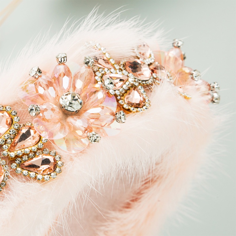 Băng Đô Cài Tóc Đính Pha Lê Nhân Tạo Phong Cách Baroque Banda