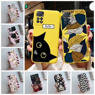 Ốp Điện Thoại TPU Silicone Mềm Màu Kẹo In Hình Xinh Xắn Cho Xiaomi Redmi Note 11 Redmi Note11 11S 11 Pro Global 4G 5G 2022