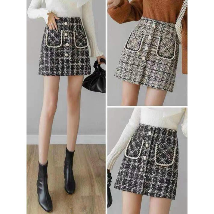 Chân Váy Chữ A Chất Dạ Lưng Cao Hàng Quảng Châu | BigBuy360 - bigbuy360.vn