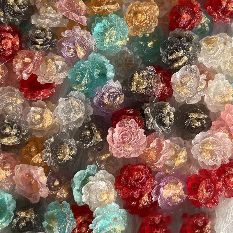 Ốp Điện Thoại ABS Hình Hoa Hồng / Bướm Đính Ngọc Trai / Giày / Vòng Đeo Tay DIY