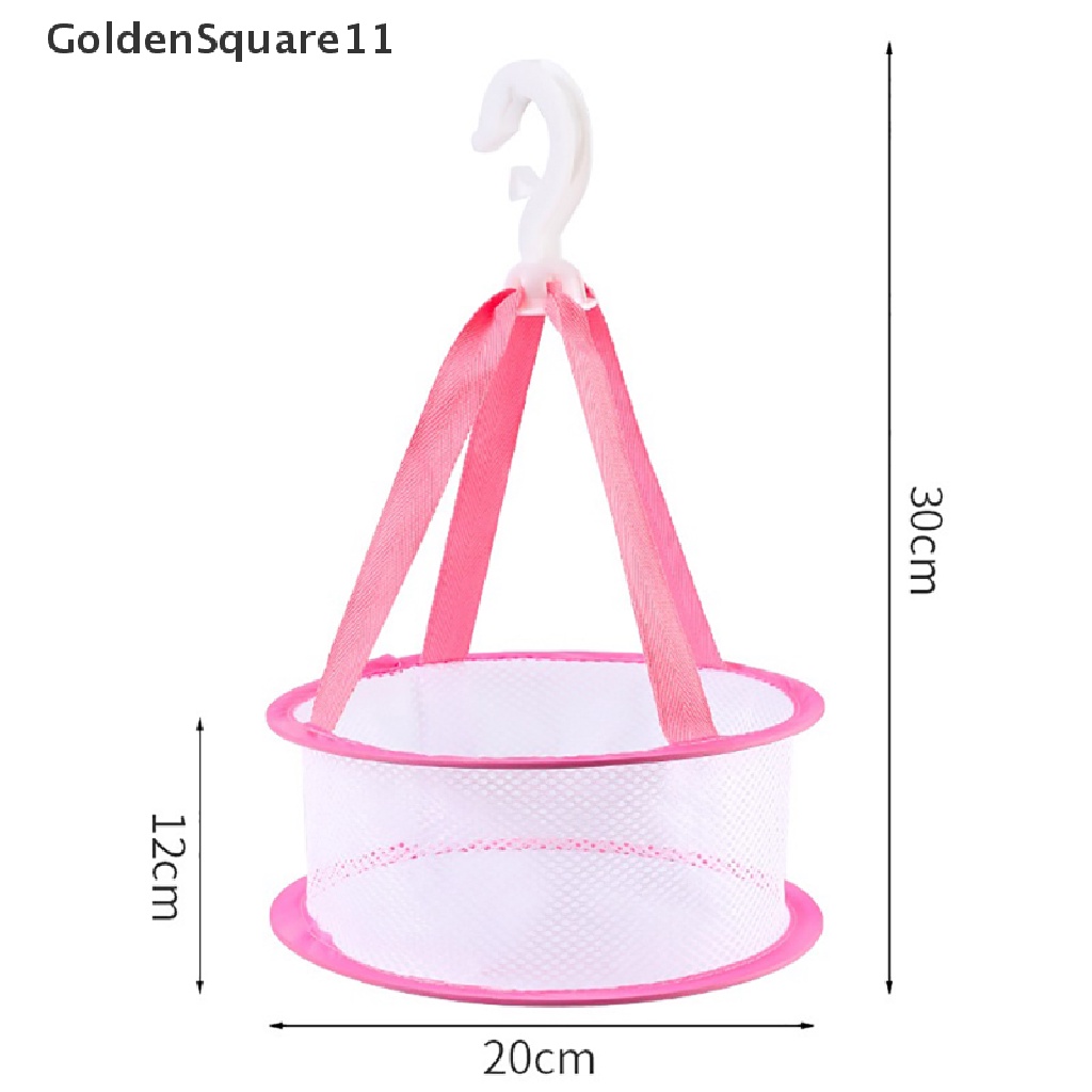 Túi lưới phơi khô mút trang điểm cọ trang điểm chống gió chống rơi kèm móc treo tiện dụng
