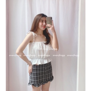 [ẢNH THẬT][CÓ VIDEO] Áo dây nơ croptop(A296)