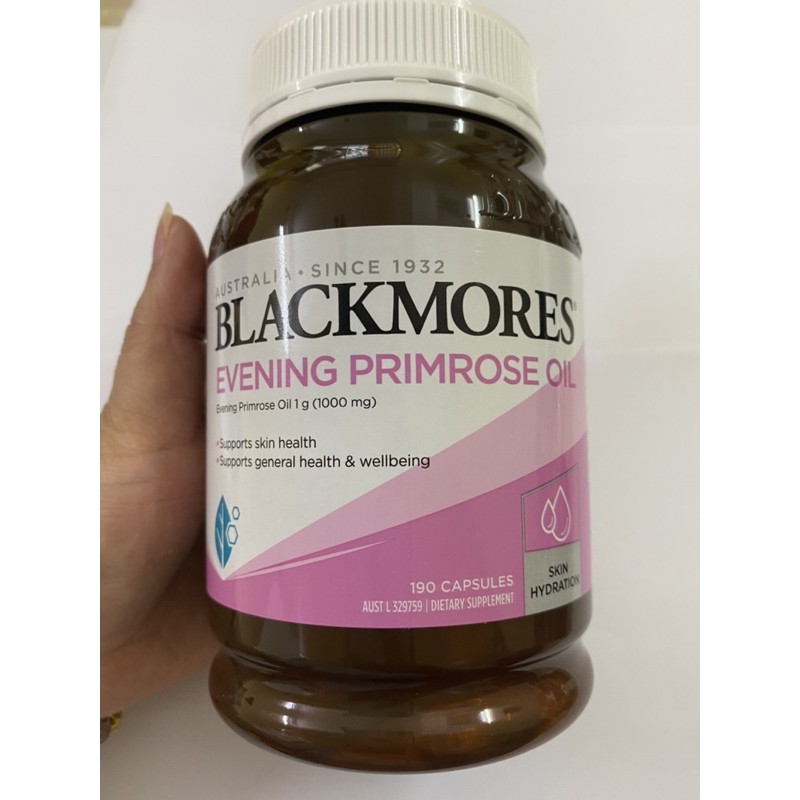 [Mẫu mới]Viên uống tinh chất hoa anh thảo Blackmore Evening Primrose oil 190 viên Úc