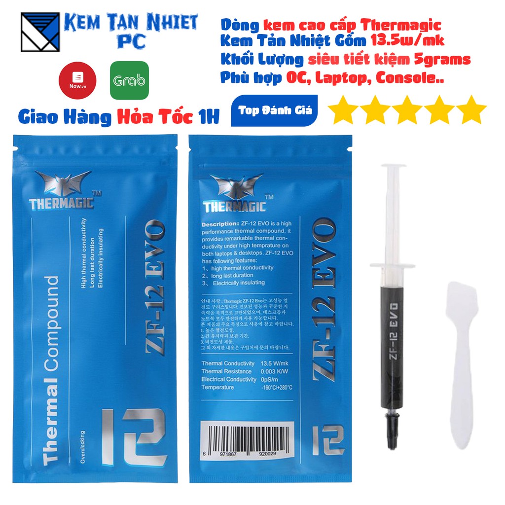 Kem tản nhiệt ZF12 Evo 5grams