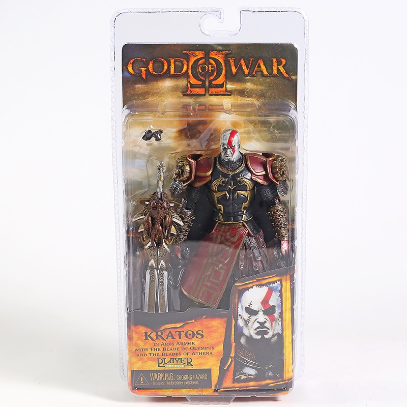 Mô Hình NECA God of War 2 II Kratos In Ares Armor W Blades Bằng PVC
