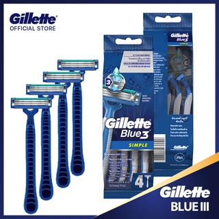 Dao Cạo Râu GILLETTE Blue 3 Simple (4 Cây)