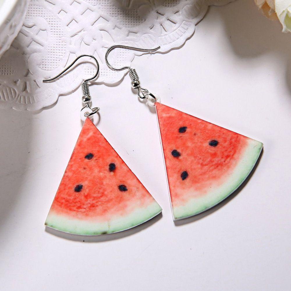 Borag Khuyên Tai Lủng Lẳng Hình Quả Cam Kiwi Cà Chua Làm Quà Tặ