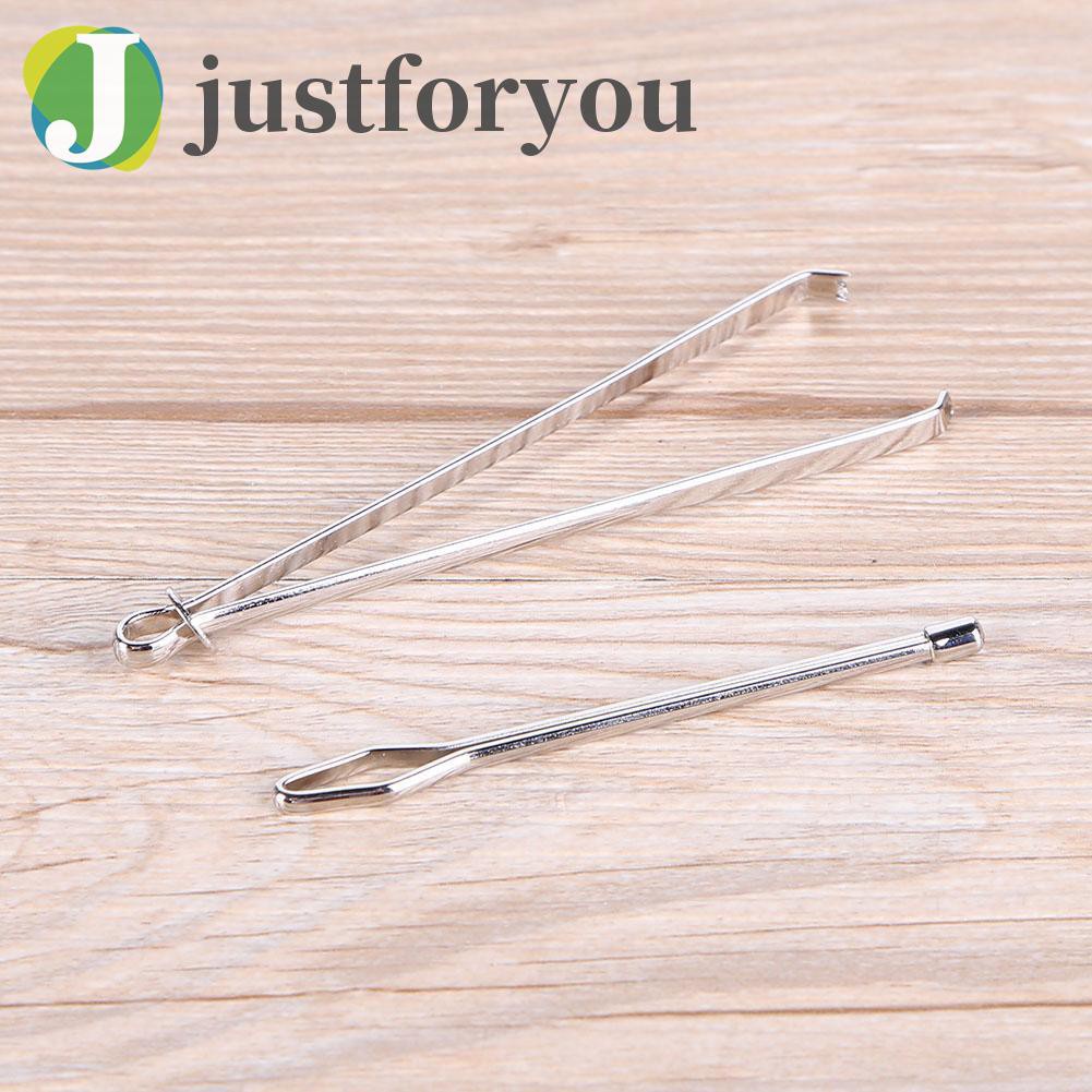 Justforyou2 2pcs Stainless Steel Bodkin Wear Elastic Rope Threaders Guide Wearing Tools