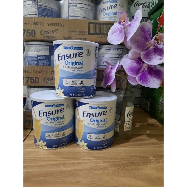 (Date Feb 2025) Sữa Ensure Mỹ Hương Vani Mẫu Mới 397gr