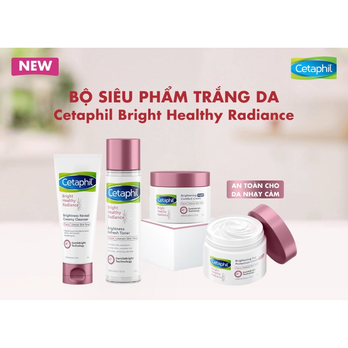 Sữa rửa mặt làm sáng da Cetaphil Bright Healthy Radiance Creamy Cleanser 100g