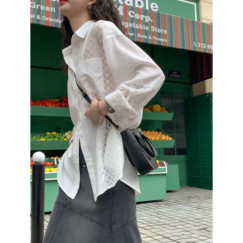 Áo Kiểu Tay Dài Dáng Rộng Chống Nắng Thời Trang Mùa Hè Cho Nữ