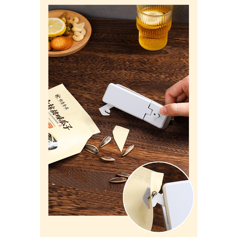 Máy hàn miệng túi mini cầm tay sạc USB