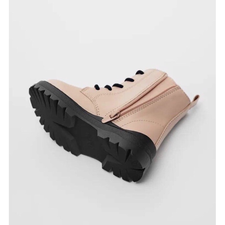 Bốt Zara hồng nhạt cho bé gái chuẩn Auth